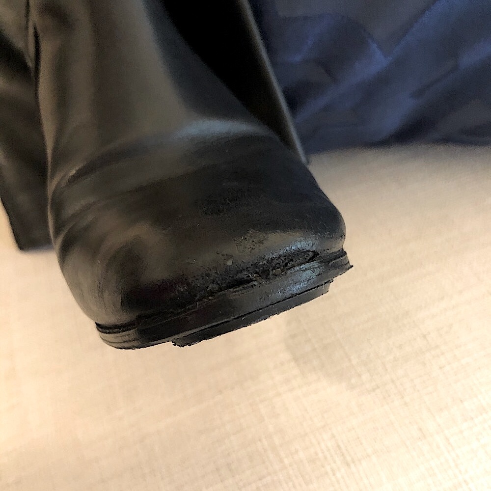 Diane von Furstenberg Black Knee-high Boots 7 1/2! - Picture 8 of 8